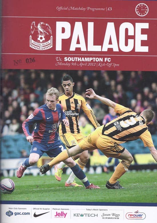 Crystal Palace FC v Southampton FC